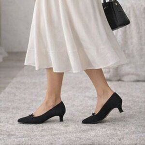 Thierry Rabotin Black Techno Nero Low Heels Size EU40